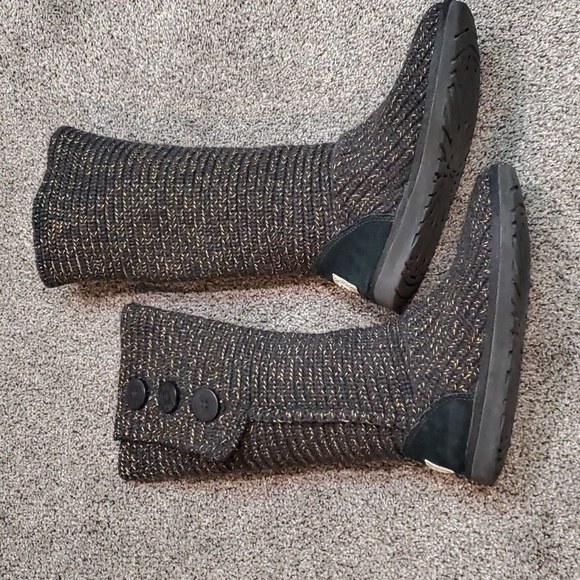 Ugg Australia Women 1876 Sweater Cardi 3 buttons Boots shoes sz 6 - Picture 8 of 10